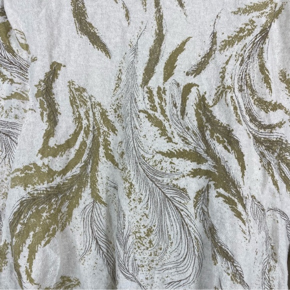 Guinevere Anthropologie Cotton & Metallic Fabric Cardigan Open Front Sweater SM - Picture 12 of 16